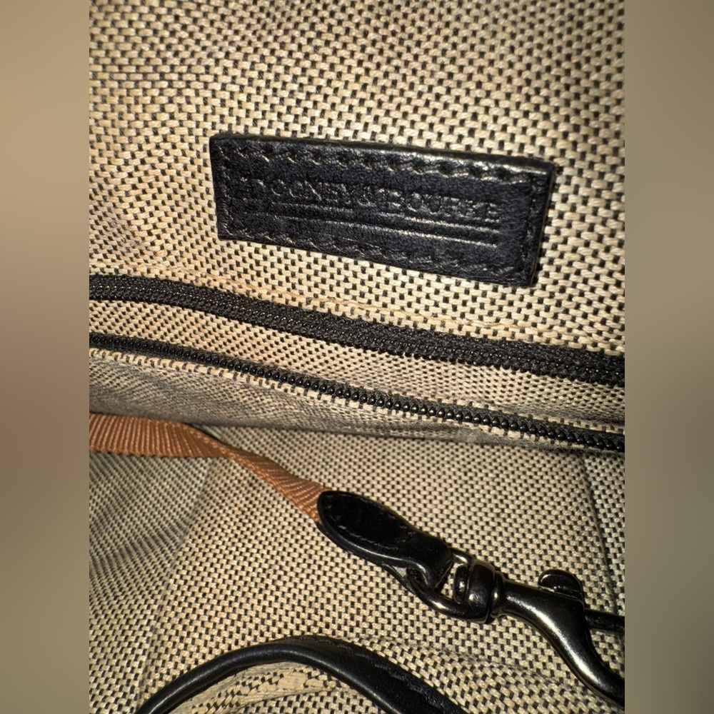 Dooney & Bourke Black Pebbled Leather Satchel - Picture 10 of 16